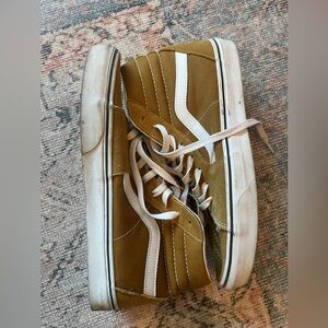 New Vans Skate Hi Mustard Yellow